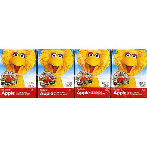 Apple Eve 100 Juice Big Bird S Apple 8 Ea Cajas De Jugo Selectos