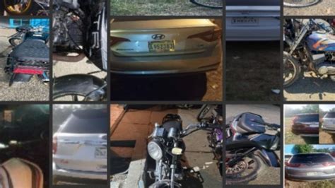 Policía Nacional recupera 10 motocicletas y 8 vehículos robados