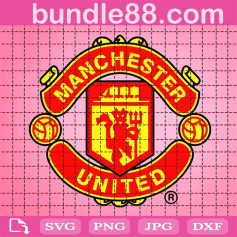 Manchester United Logo Svg SVG PNG DXF EPS Cricut Silhouette December 2024