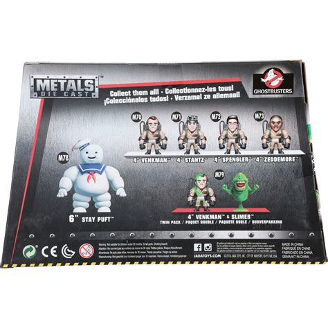 Metals Die Cast Ghostbusters™ Venkman™ & Slimer™ Collectible Figures 2 ...