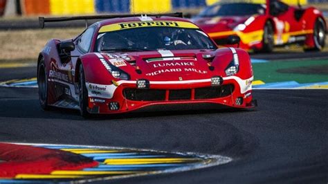 Ferrari 488 GTE Cinque Vetture Nella Hyperpole Della 24 Ore Di Le Mans