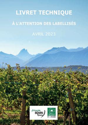 Calaméo Livret technique Vignobles Découverte 2023