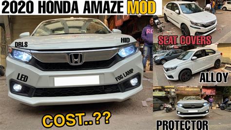 Honda Amaze Modification Modified Amaze Led Hid Drls Fog