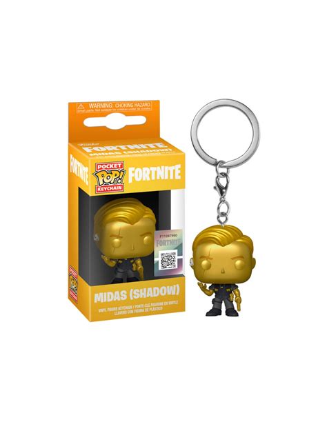 Llavero Pocket Pop Fortnite Midas Shadow Tienda Funko Pop Oficial