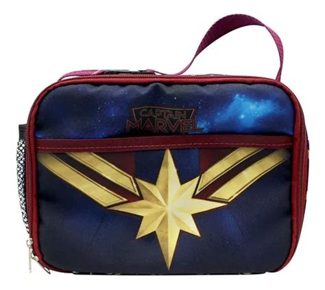 Fiambrera T Rmica De Captain Marvel Comics Avengers Heroes Color Azul