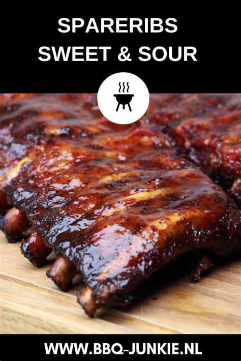 Sweet Sour Spareribs Recept Recepten Bbq Recepten Spare Ribs