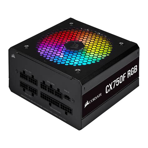 Corsair 750 Watt CX750F RGB Fully Modular PSU/Power Supply - BLACK ...