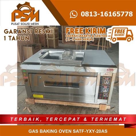 Jual Mesin Gas Baking Oven Starfood SATF YXY 20AS 1 Deck 2 Loyang Di