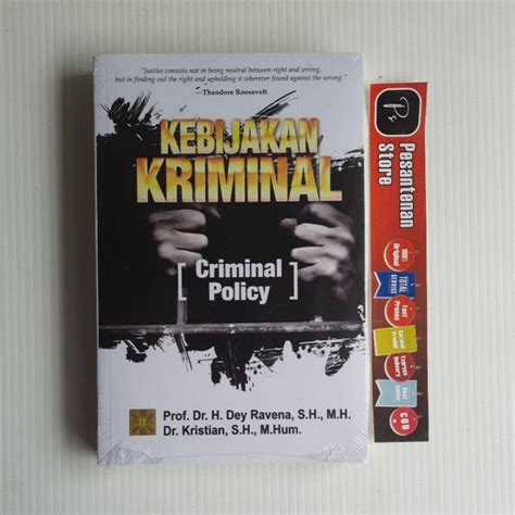 Jual BUKU ORIGINAL Kebijakan Kriminal Criminal Policy Penerbit Prenada