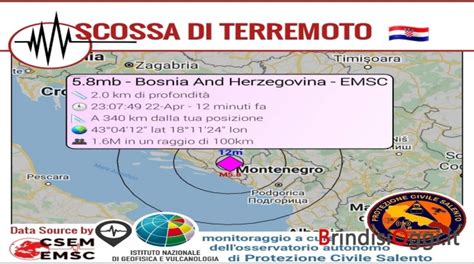 Trema La Terra Forte Scossa Di Terremoto Avvertita A Brindisi