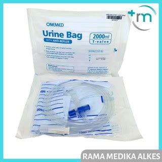 Jual Urine Bag Kantong Urin 2 Liter T Valve Onemed Shopee Indonesia