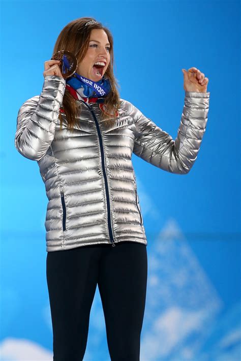 Julia Mancuso: Alpine Skiing Womens Super Combined Medal Ceremony -22 ...