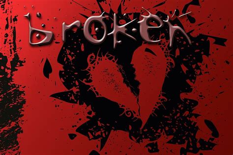 HD wallpaper: broken, heart, red, graphic, graphical, valentine, studio shot | Wallpaper Flare