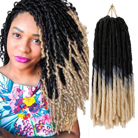 Buy Urban Soft Dread Crochet Hair 4 Packs Straight Faux Locs Crochet