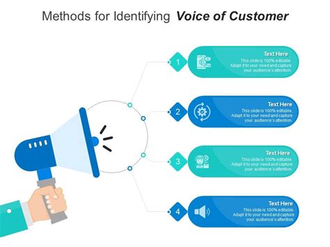 Methods For Identifying Voice Of Customer Infographic Template