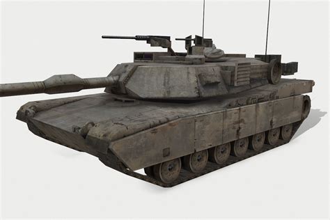 Abrams M1A3 3D CGTrader