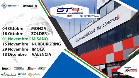 Campionato Italiano Gt Sprint Aci Esport Stasera Il Round In