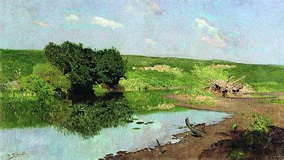 Landscape Isaac Levitan Painting Reproduction Topofart