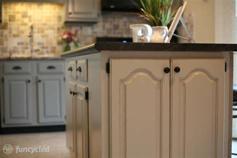 Gray Painted Oak Cabinets and Kitchen Makeover - Tuesday Treasures ...