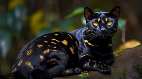 hu. "Unveiling the Enigmatic Felis Salamandra: Cats with Stunning Black and Gold Patterns ...