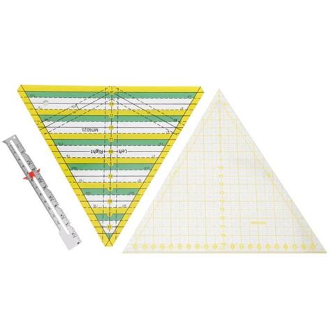 Règle à coudre règle Triangle acier inoxydable bricolage précise