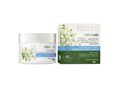 Eveline Cosmetics Organic Collagen Liftingujacy Krem Modeluj Cy Owal