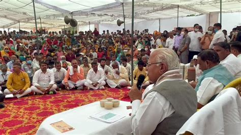 Haryana CM Khattar kicks off ‘jan samvaad’ event in Palwal - Hindustan Times