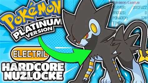 I Attempted A HARDCORE Nuzlocke Using Only ELECTRIC TYPES YouTube