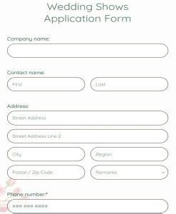 Free Vendor Application Form Templates Formbuilder