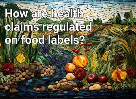 How Are Health Claims Regulated On Food Labels Agriculture Gov Capital