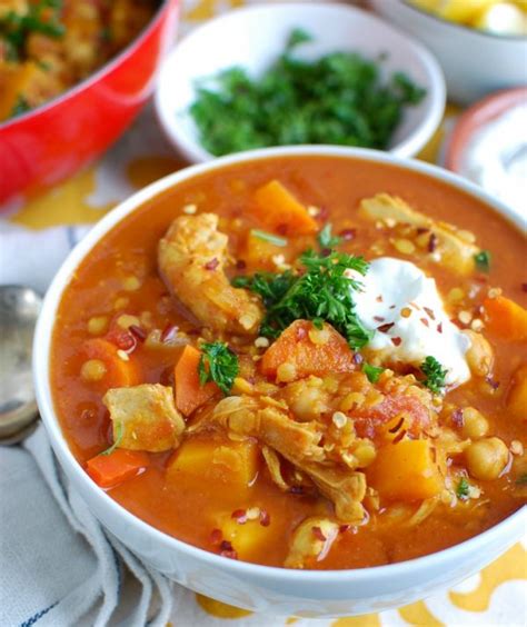 Slow Cooker Moroccan Chicken Soup A Cedar Spoon