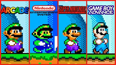 Super Mario World Feat Luigi Arcade Vs Nes Vs Snes Vs Gba Which Is