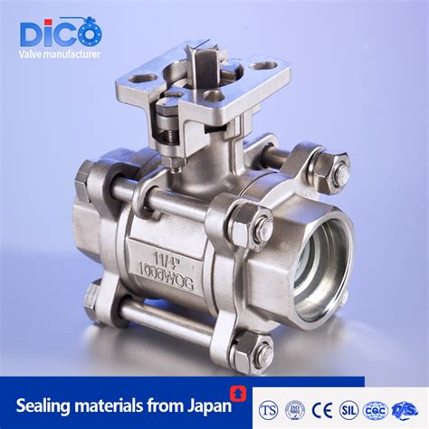 Dico Brand Pc Stainless Steel Iso High Platform Sw Socket Weld Ball