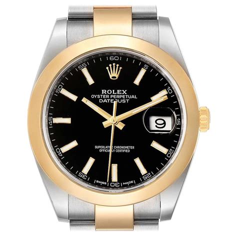 Rolex Datejust Steel Yellow Gold Wimbledon Dial Mens Watch