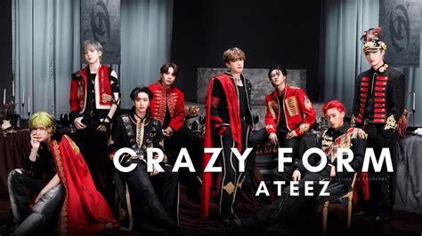 Ateez Crazy Form Lyrics Youtube