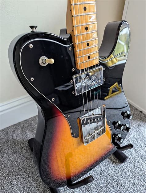 Fender 72 Telecaster Custom 1998 Sunburst Maple Neck Mim Reverb