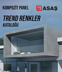 asas kompozit panel trend renkler katalogu Yavuz Metal Alüminyum A Ş