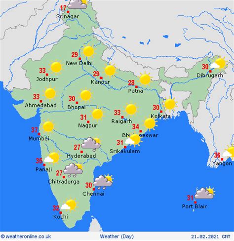 india daily weather forecast latest february  scattered