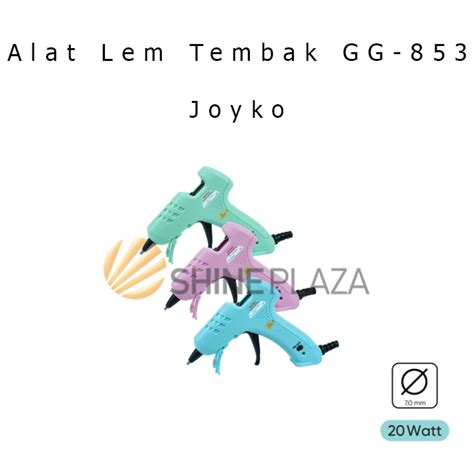 Jual Alat Lem Tembak Kecil Pastel Color Joyko GG 853 20 Watt Glue Gun