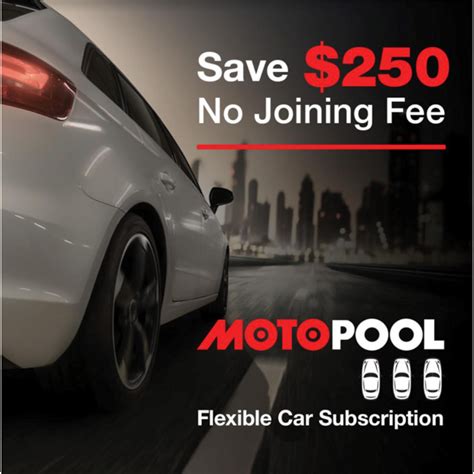 Save On Joining Fee With A Motopool Car Subscription