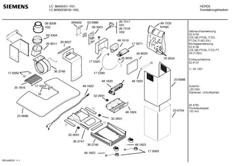 Ersatzteile Siemens Lc Dunstabzugshaube