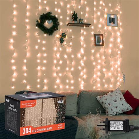 Usb Battery Powered Curtain Lights Mx M Led Warm White Fairy