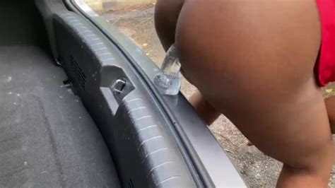 Female Driver Riding Dildo In Public