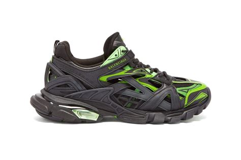 Balenciaga Track2 Sneaker Blackneon Green Release Hypebeast