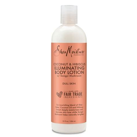 Sheamoisture Coconut And Hibiscus Illuminating Body Lotion For Dull Skin