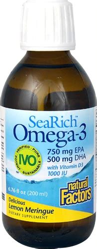 Comprar Natural Factors SeaRich Omega 3 750 Mg EPA 500 Mg DHA With