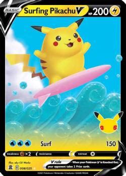 Surfing Pikachu V Pok Mon Myp Cards