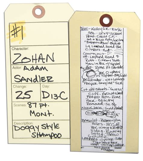 Item Detail - Adam Sandler Worn Costume From The Hit Comedy ''You Don't