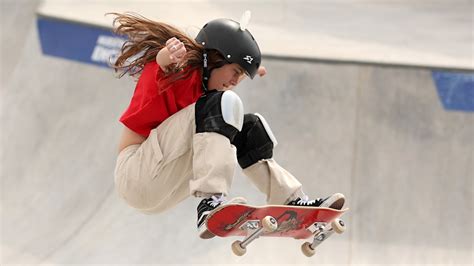 13-year-old Fay Ebert takes skateboarding gold at 2023 Pan American ...