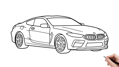 Drawing Bmw M Competition Step By Step How To Draw A Bmw F